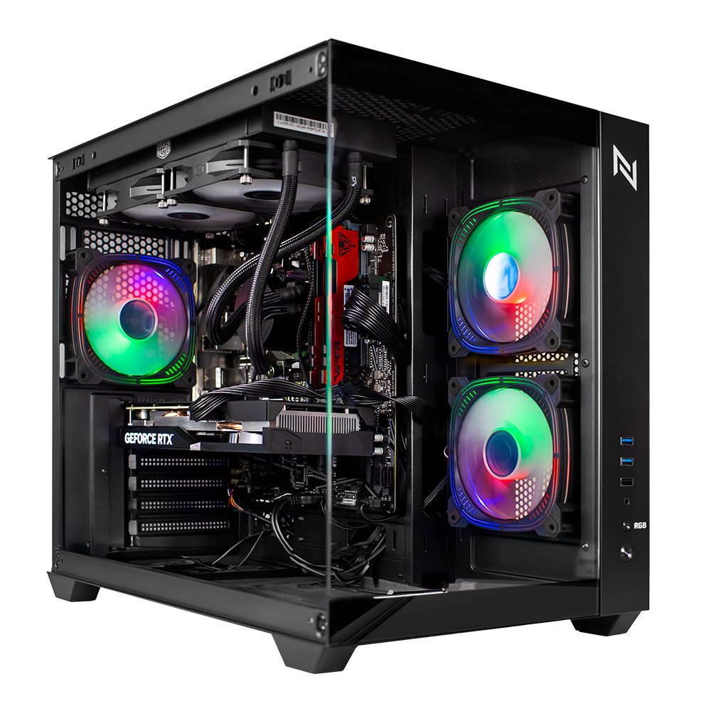 PC Gamer Neologic Aquarium, AMD Ryzen 5-5600g, 16GB RAM, Radeon Vega 7 Integrado, SSD 480GB M.2, Fonte 500W 80 Plus, Windows 11 - Nli86303
