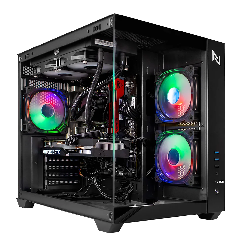 PC Gamer Balão.info Aquarium, AMD Ryzen 5-5600g, 16GB RAM, Radeon Vega 7 Integrado, SSD 480GB M.2, Fonte 500W 80 Plus, Windows 11 - Nli86303