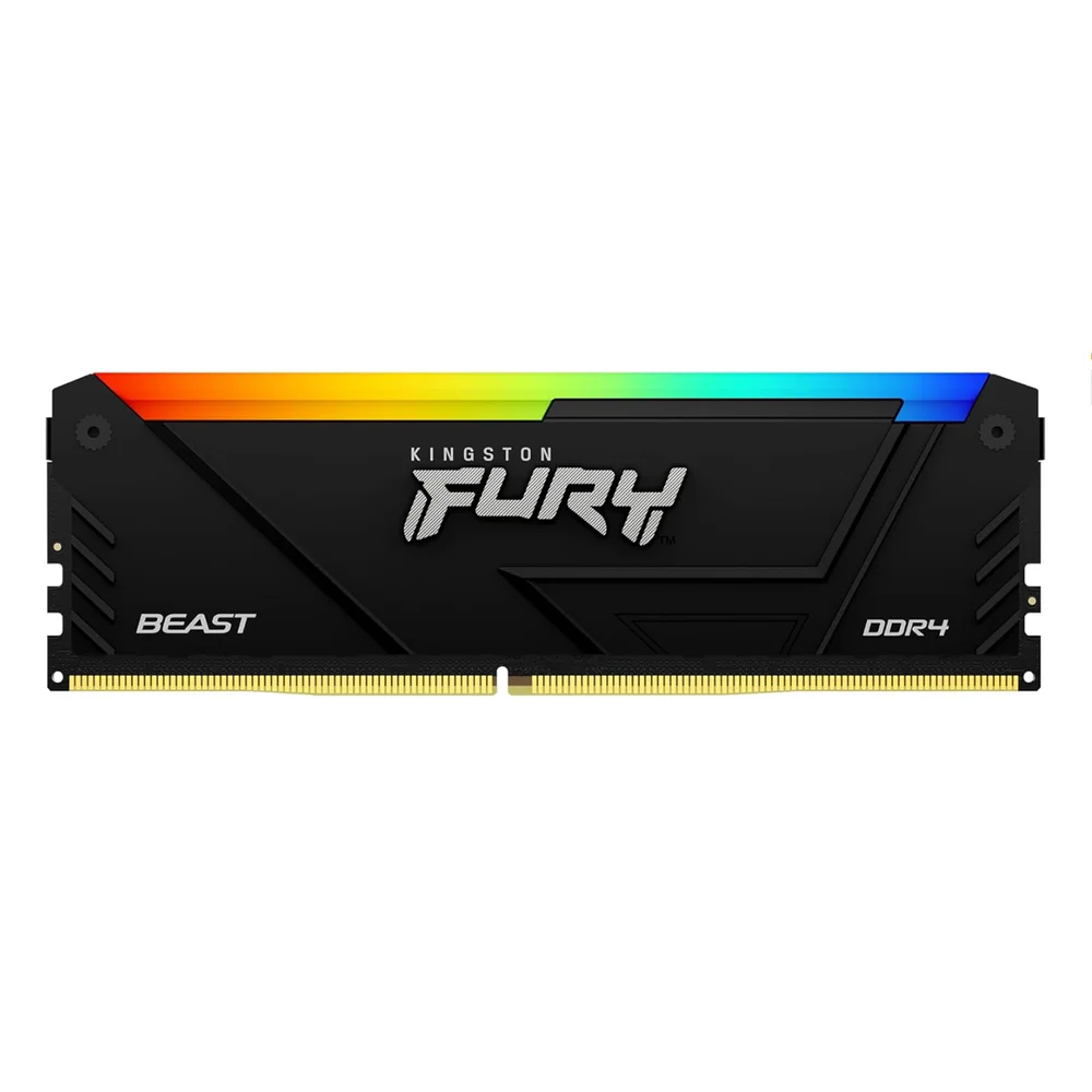 Imagem 5 de 5 do produto Memoria 16Gb Ddr4 3200 Cl16 1.2V Desktop Fury Beast RGB KF432C16BB12A/16 Kingston