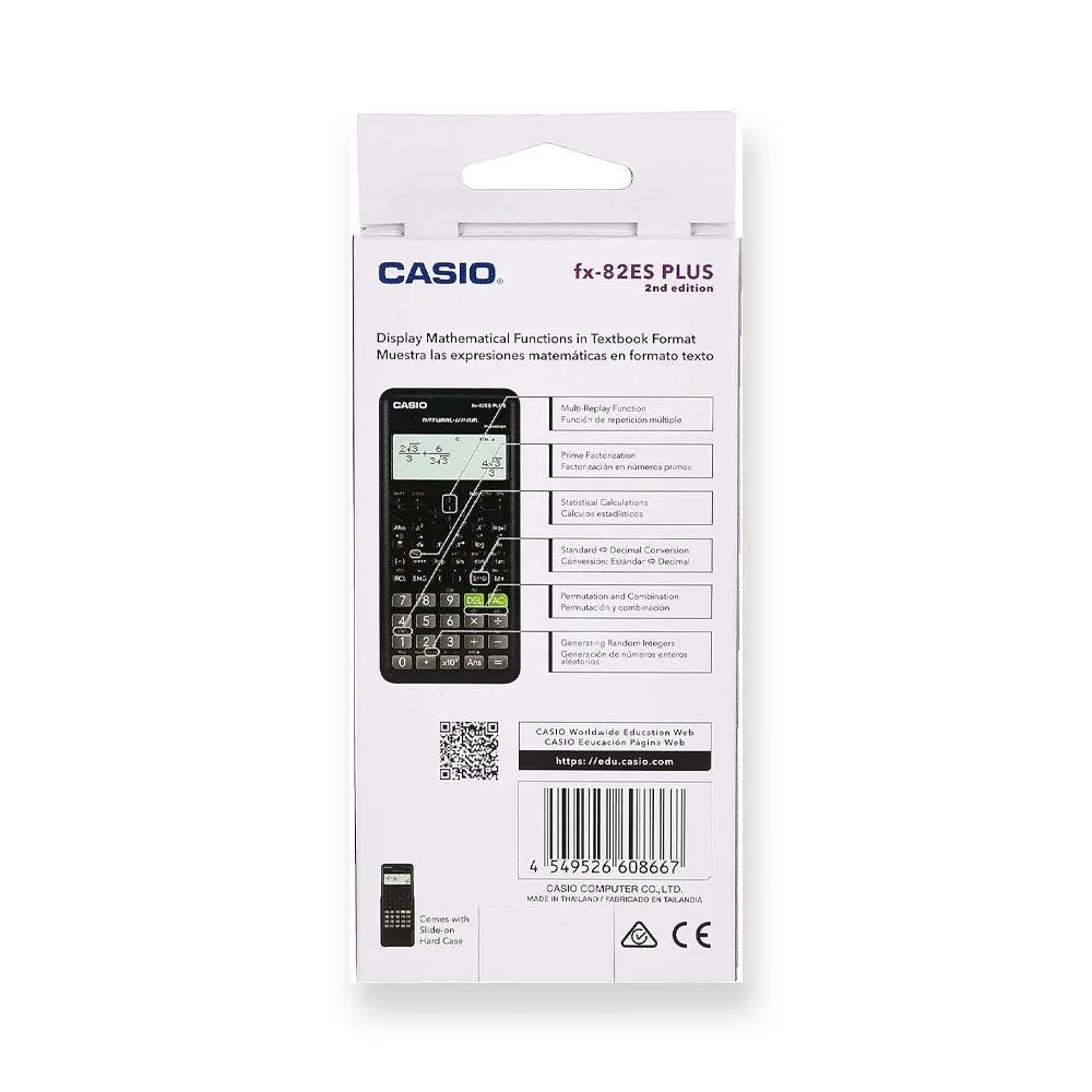 Imagem 4 de 5 do produto Calculadora Científica Casio Fx-82es, Plus-2, 252 Funções