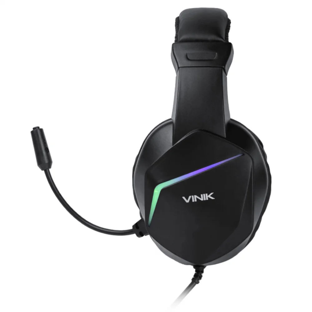 Imagem 4 de 5 do produto Fone De Ouvido Headset Gamer Vinik V Blade Iii, USB, LED Rainbow - Vkhsgviii