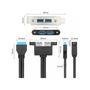 Adaptador Traseiro USB 3.0, Com Duas Portas, Low Profile