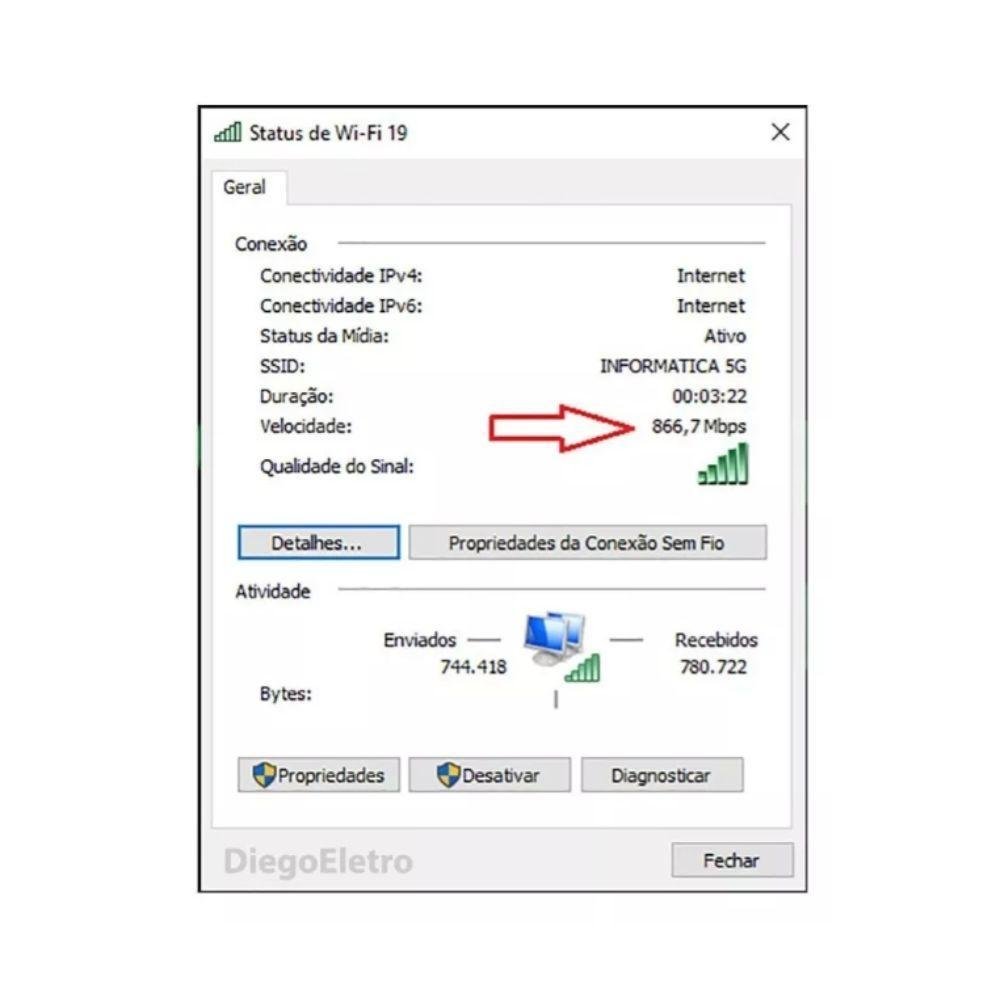 Imagem 3 de 4 do produto Placa Wifi Intel Dual Band, Wireless-ac 8260 8260ngw