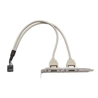 Adaptador Traseiro Com 2 Portas USB 2.0