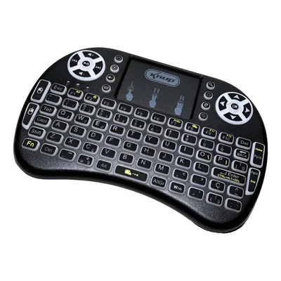 Mini Teclado Sem Fio Knup, TouchPad, LED