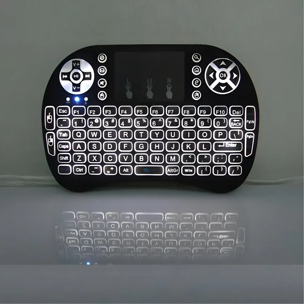 Imagem 3 de 5 do produto Mini Teclado Sem Fio Knup, TouchPad, LED