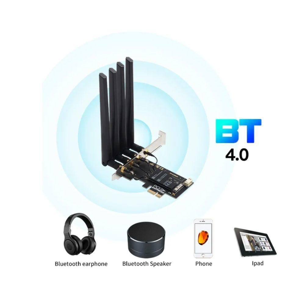Placa Wifi Bcm94360cd, Para PC Hackintosh, Mac - Wireless Placa Wifi Bcm94360cd, Para PC Hackintosh, Mac - Wireless