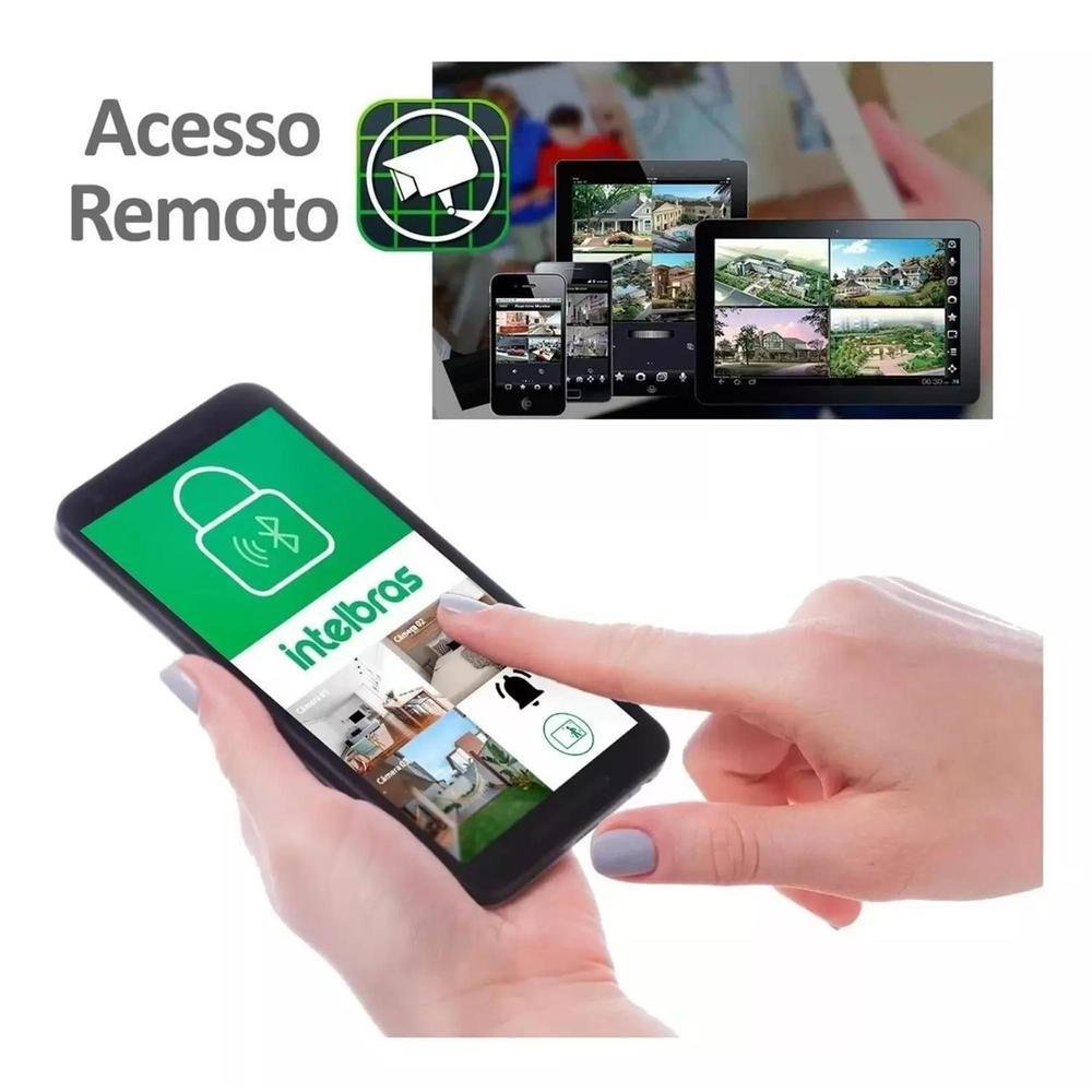 Imagem 5 de 5 do produto Kit Cftv  Intelbras, 8 Cameras De Segurança, Vhd 3220, C/ Audio, Microfone, FULL HD, Dvr Mhdx 8ch + Hd 1tb