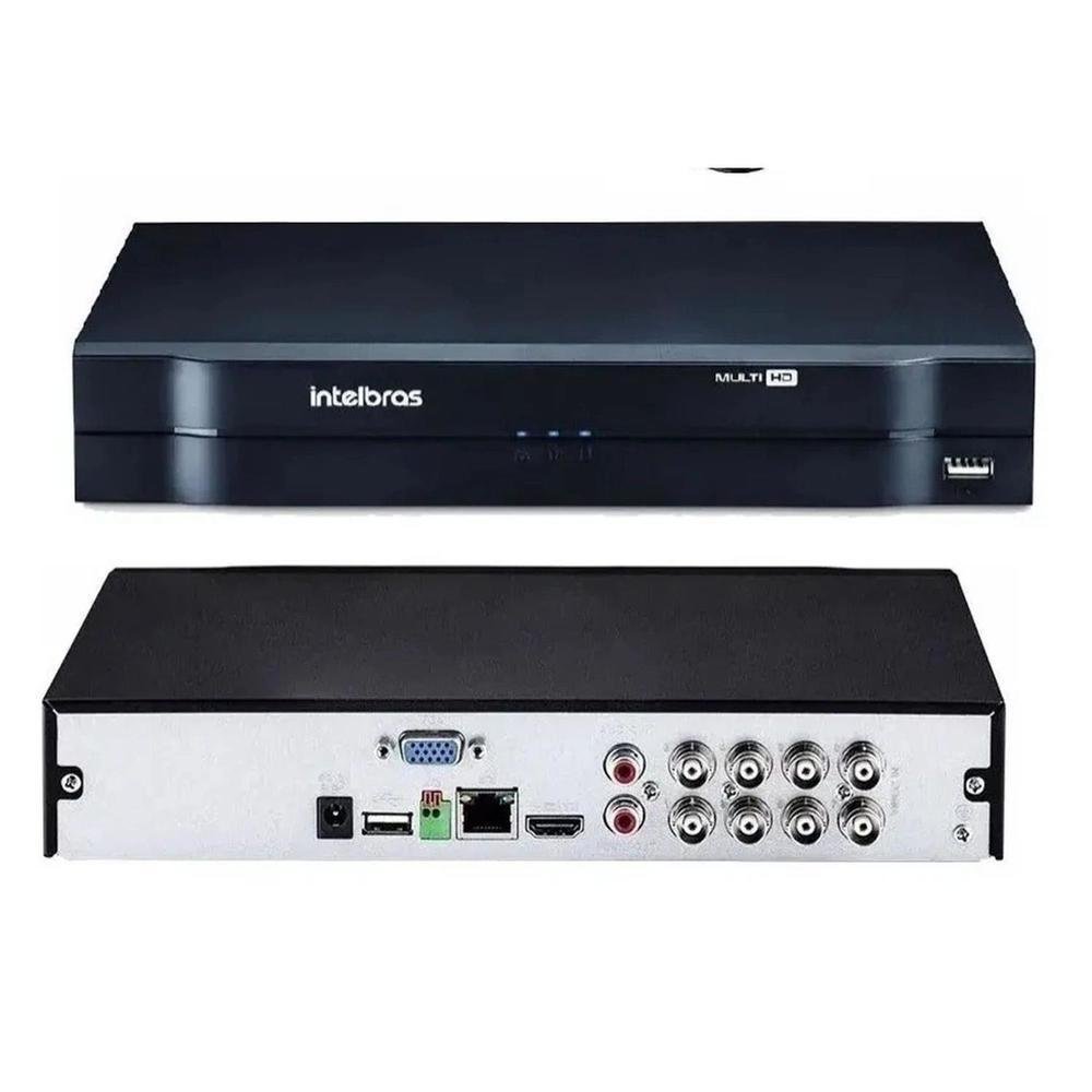 Dvr Gravador Intelbras, 8 Canais, FULL HD + HD 1tb