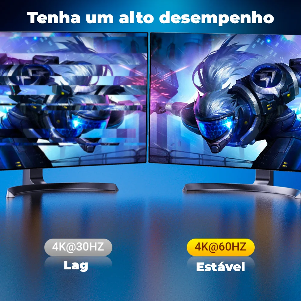Imagem 4 de 5 do produto Cabo Vention Displayport, HDMI, 4K, 60HZ, 1.5 Metros