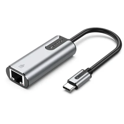 Placa Rede Vention, USB-C 3.1, Rj45, Giga Lan ,1 Gbp Ethernet