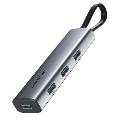 Hub Adaptador Multiportas Cabletime 4 Em 1, USB-C, Compativel Com Notebook e Pc