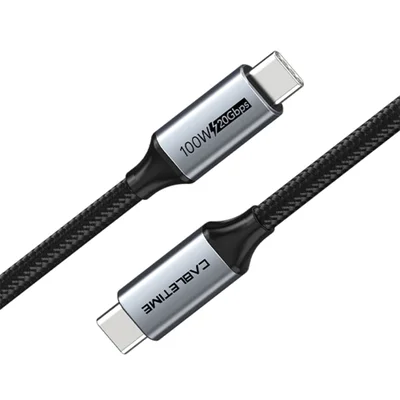 Cabo Cabletime, USB-C 3.2, 20GBPS, 4K, 60HZ, 1.5 Metros, 100W