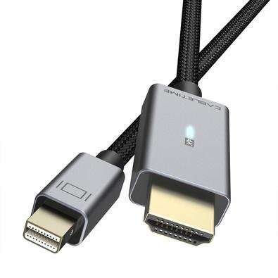 Cabo Cabletime Thunderbolt 2, Mini Displayport x HDMI, 1.8 Metros