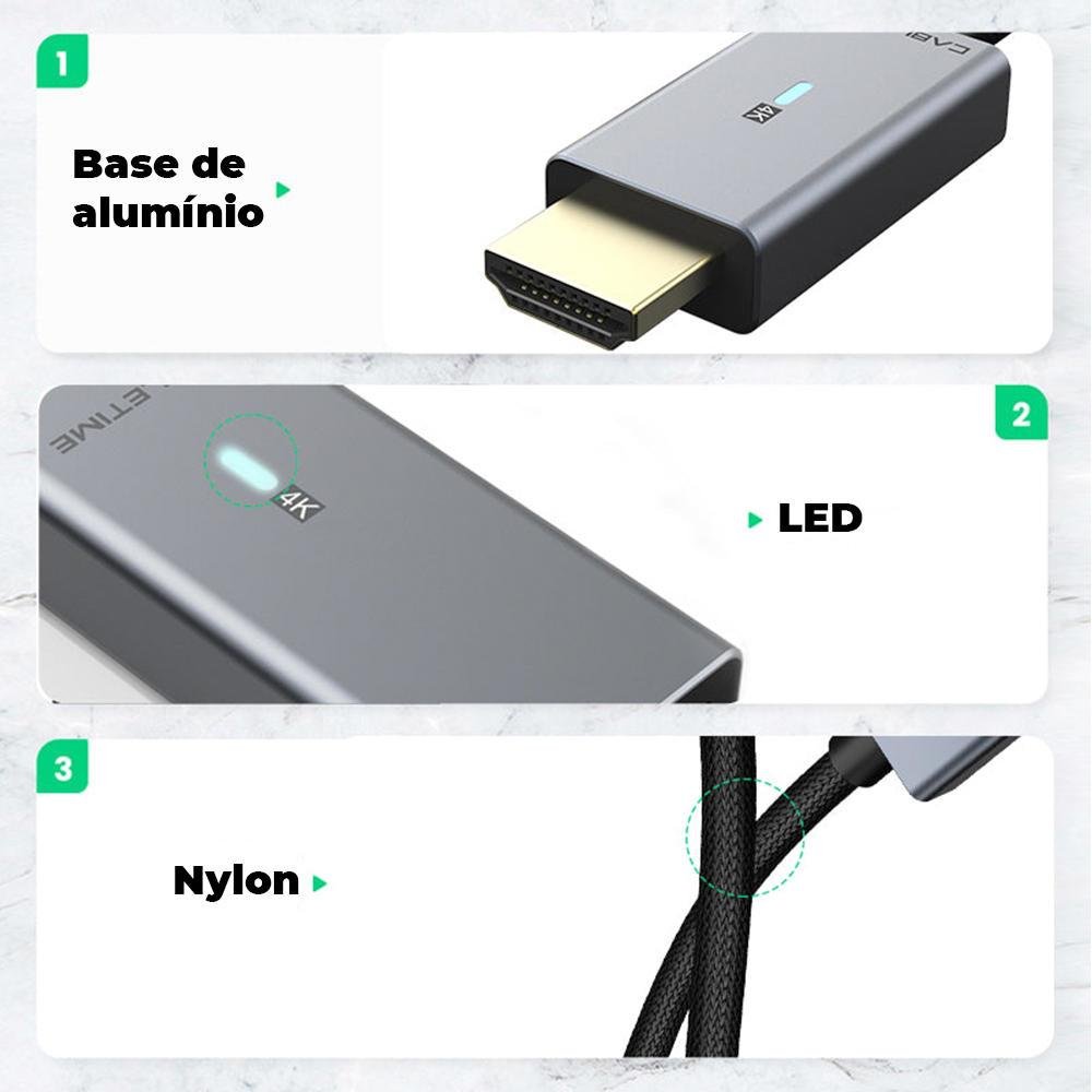 Cabo Cabletime Thunderbolt 2 1 Metro KaBuM