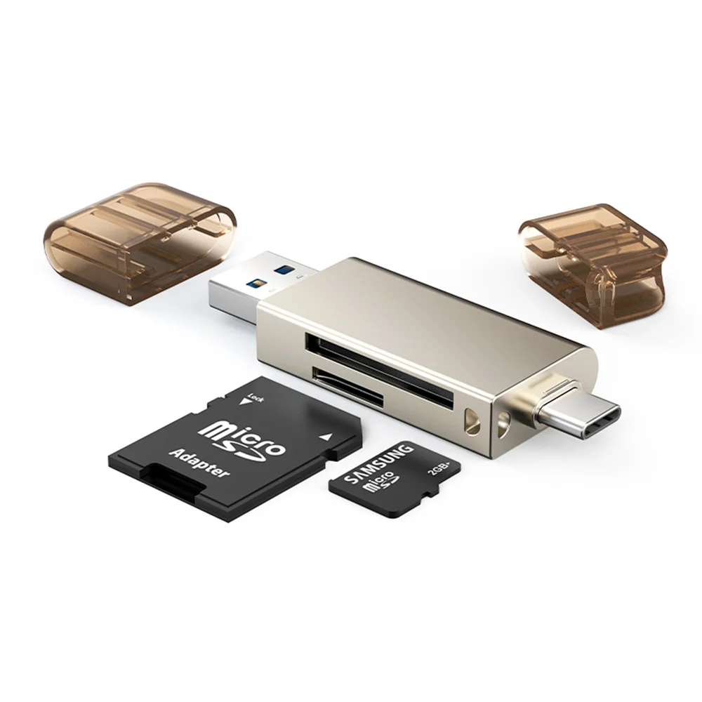 Imagem 4 de 5 do produto Leitor De Cartão SD Otg Cabletime, USB-C A 3.0
