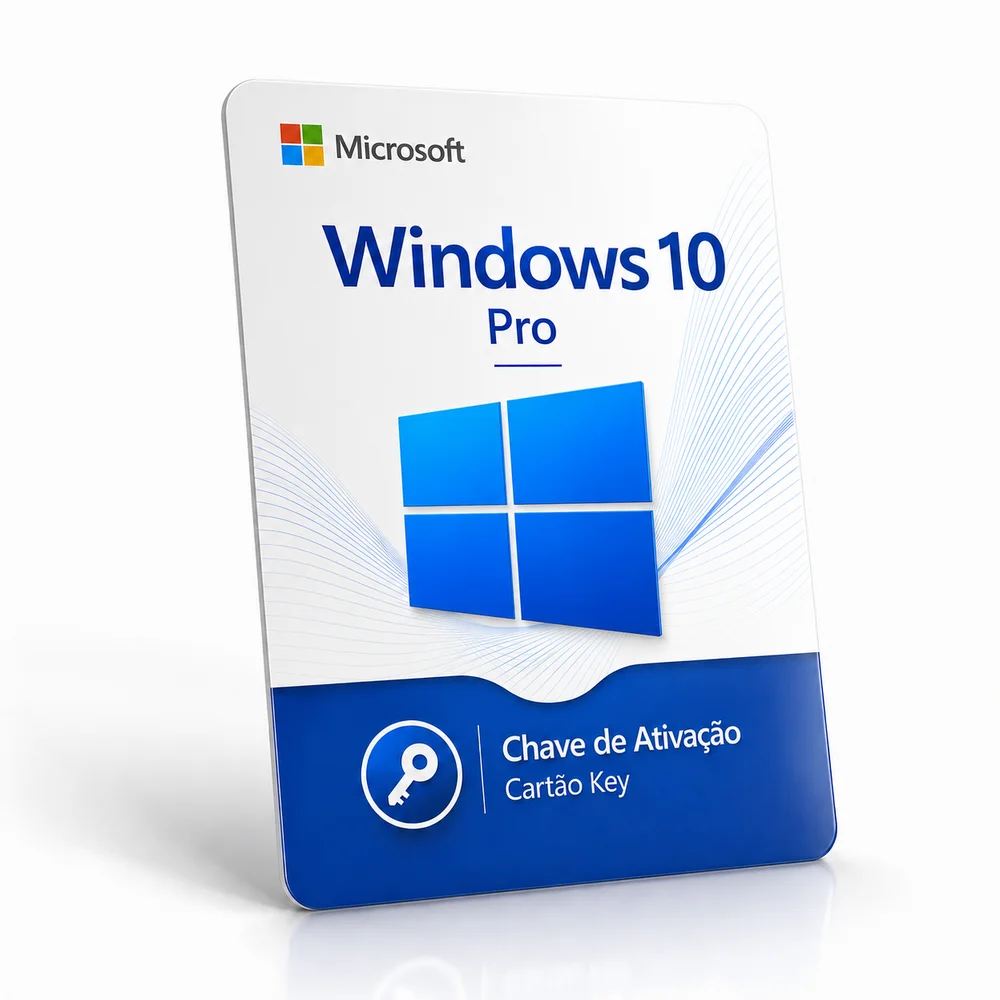 Licença Microsoft Windows 10 Pro 64 Bits KaBuM