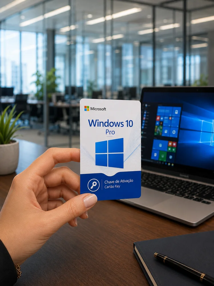 Licença Microsoft Windows 10 Pro 64 Bits KaBuM