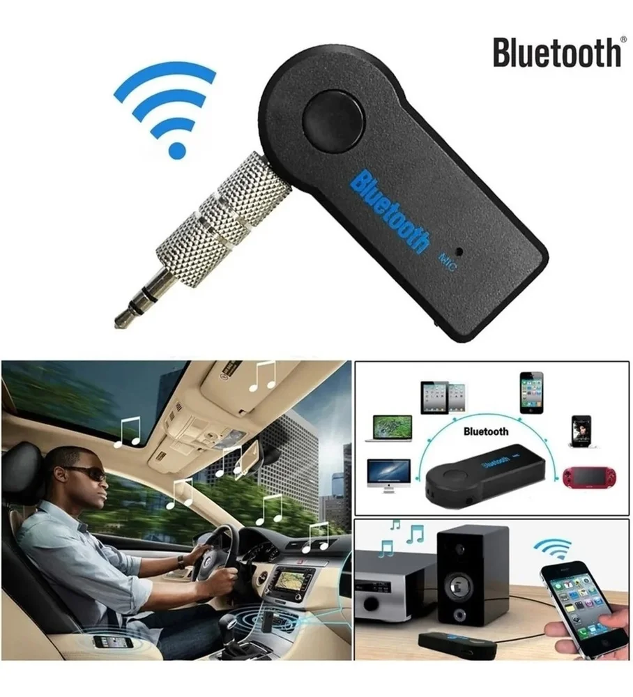 Imagem 2 de 4 do produto Adaptador Receptor Oem, Bluetooth, USB, P2, Áudio Etéreo