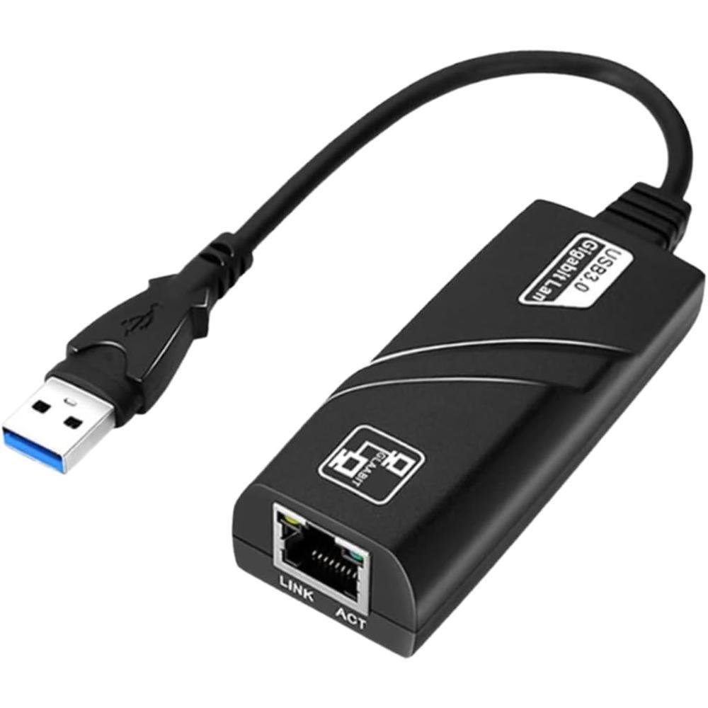 Adaptador De Rede Kapbom Ka-1555, Ethernet, Gigabit, USB 3.0, Para Rj45 10/100/1000, 1000mpbs