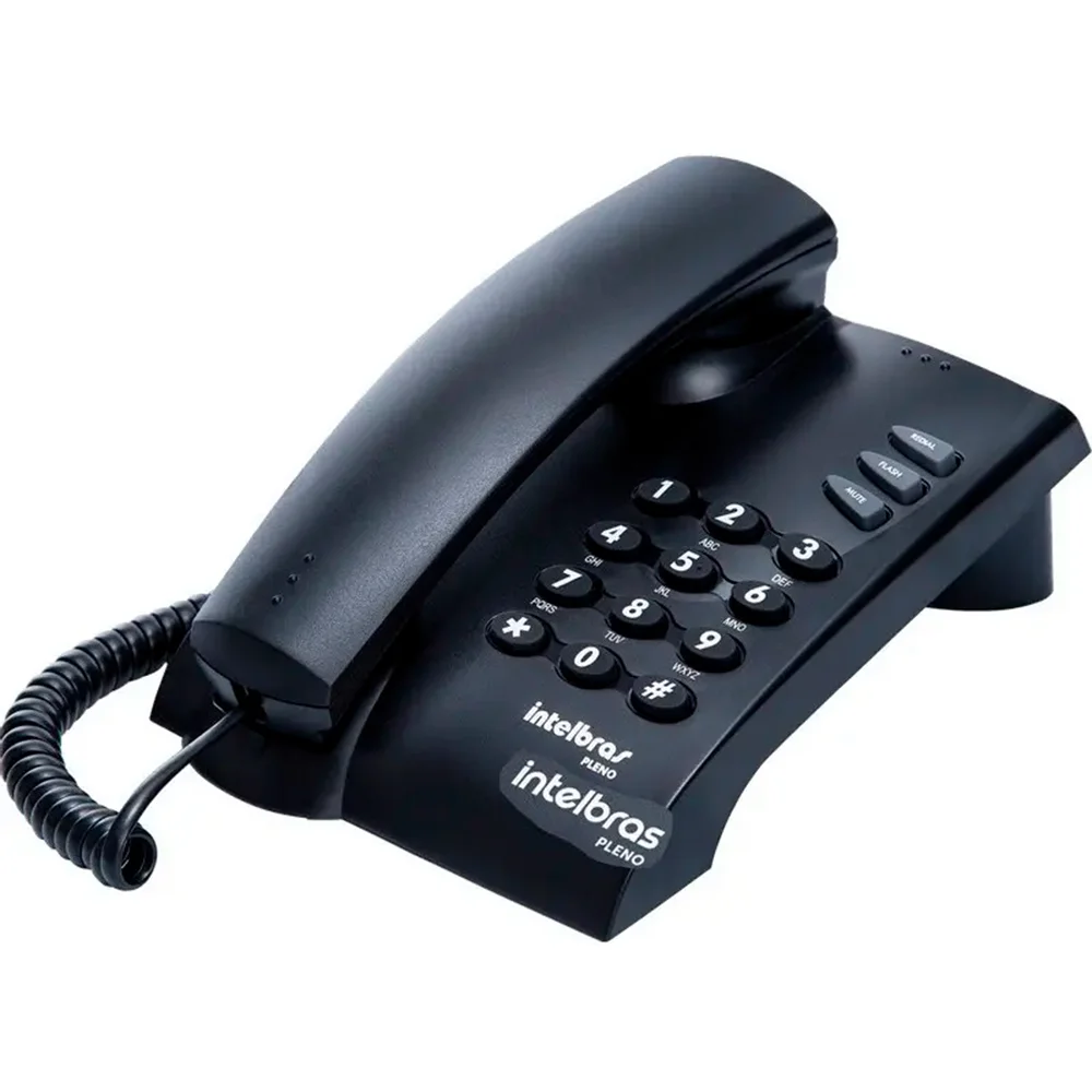 Imagem 4 de 5 do produto Telefone Elgin De Mesa Com Fio, Bloqueador, Preto - Tcf-2000