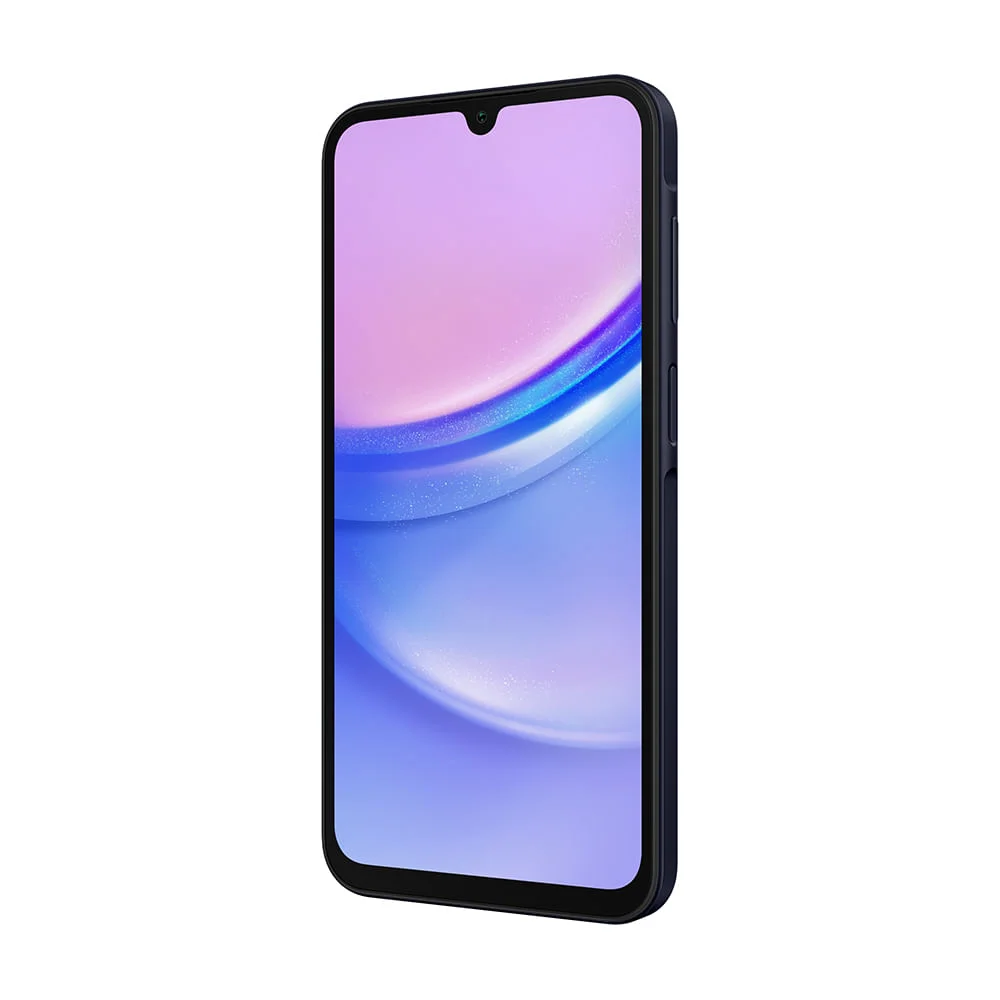 Smartphone Samsung Galaxy A15, 128GB, 4GB RAM, Câmera Tripla 50MP, Tela Infinita 6.5", Azul Escuro Smartphone Samsung Galaxy A15, 128GB, 4GB RAM, Câmera Tripla 50MP, Tela Infinita 6.5", Azul Escuro