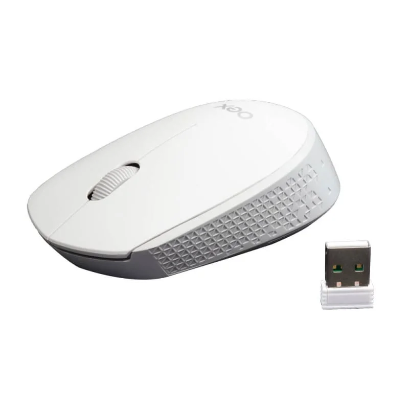 Imagem 3 de 5 do produto Mouse Wireless Oex Ms602, Cosy Duo, Branco