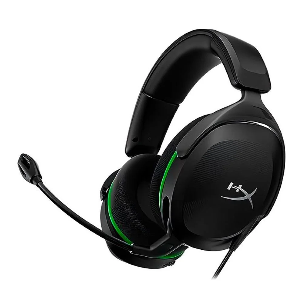 Imagem 1 de 5 do produto Fone Headset Gamer Hyperx Cloud Stinger, 2 Core 3.5mm, Preto E Verde - 6h9b8aa