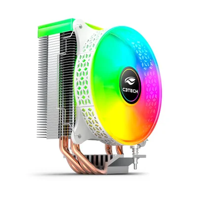 Cooler C3tech Gaming Fc-l150RGB, Branco, Intel, AMD - Fc-l150RGB