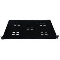 Bandeja Fixa Padrão Para Rack 19 1u 250mm Max Eletron Preta