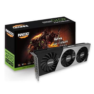 グラフィックボード・グラボ・ビデオカード INNO3D GeForce RTX 4070 Super 12GB Placa De Vídeo Rtx 4070 12GB Super KaBuM