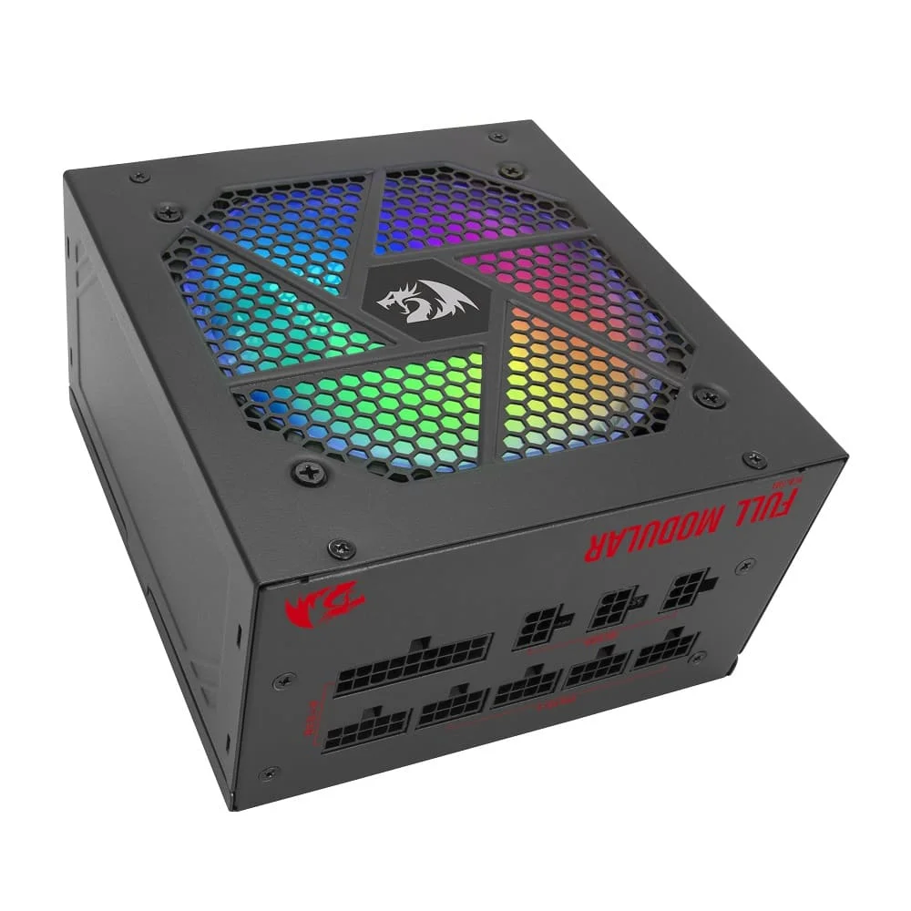 Imagem 4 de 5 do produto Fonte Redragon Atx 750w, 80 Plus Gold, Rgb, Pfc Ativo, Full Modular, Preto