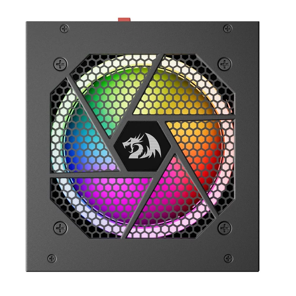 Imagem 3 de 5 do produto Fonte Redragon Atx 850w, 80 Plus Gold, Rgb, Pfc Ativo, Full Modular, Preto