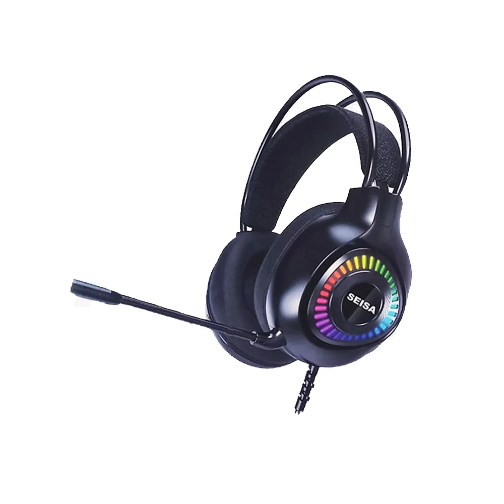 Imagem 4 de 5 do produto Headset Gamer Seisa, RGB, USB, Microfone, P2 - Sq-Gm19