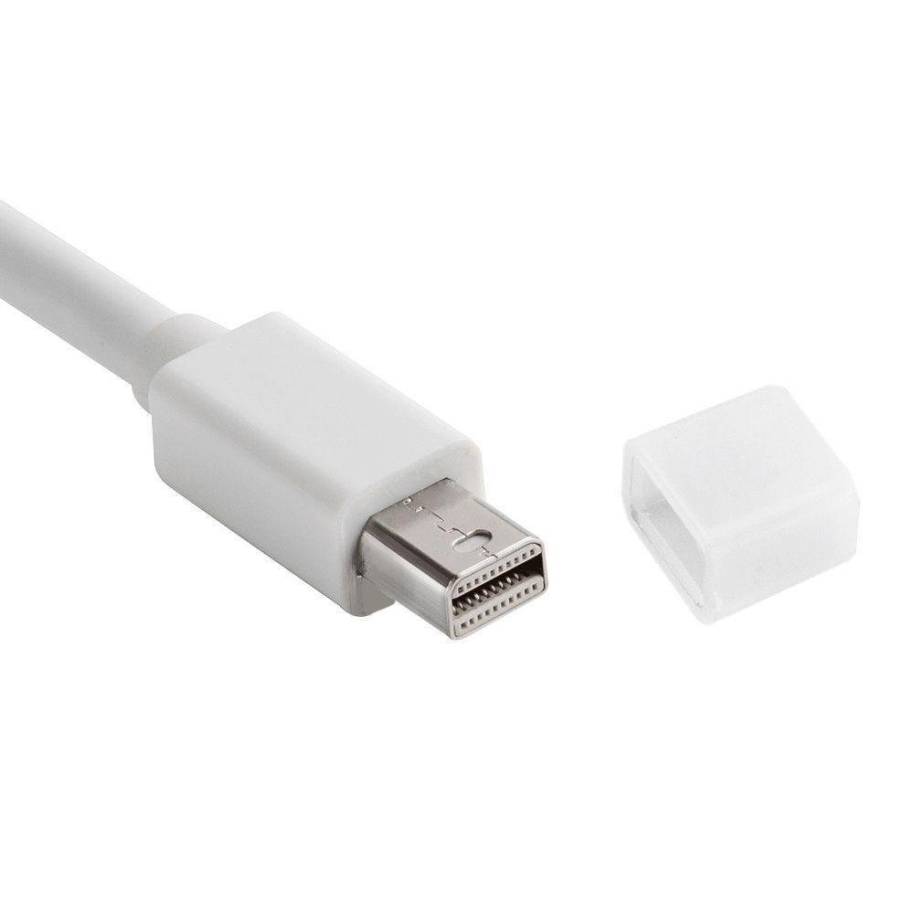 Imagem 2 de 3 do produto Cabo Adaptador Mini Displayport Thunderbolt, Para Vga, Branco - F3 Jc-cb-mvga