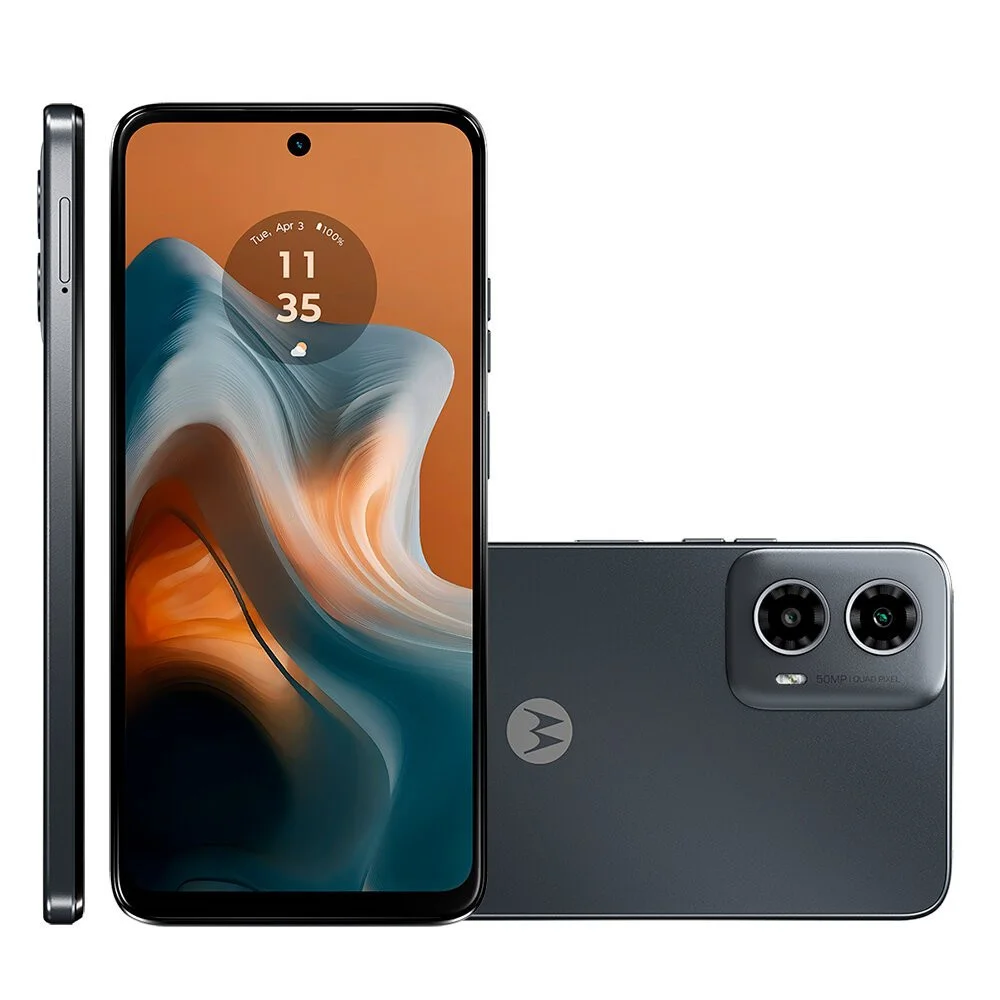 Smartphone Motorola Moto G34 5G, 128GB, 4GB RAM, Octa Core, Câmera Dupla 50MP, Tela 6,5", Preto Smartphone Motorola Moto G34 5G, 128GB, 4GB RAM, Octa Core, Câmera Dupla 50MP, Tela 6,5", Preto