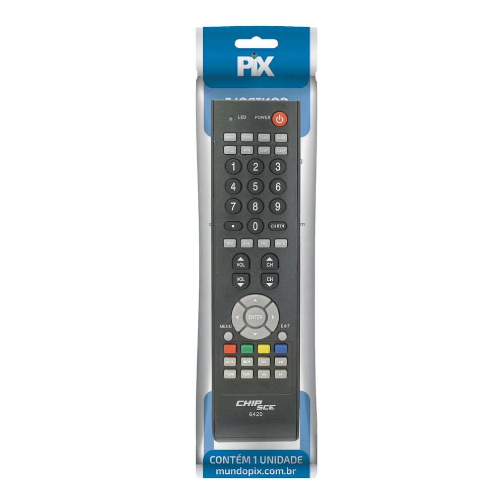 Imagem 2 de 3 do produto Controle Remoto Chip Sce, Compativel Com, Tv Semp Toshiba Lcd