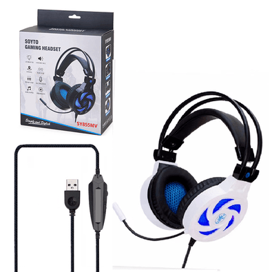 Headset Gamer Com Fio Soyto, USB, Som 7.1 - Sy855-u