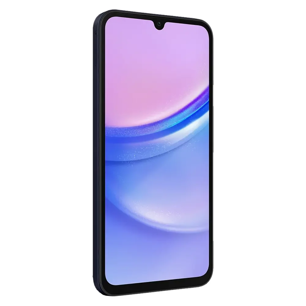 Imagem 3 de 5 do produto Smartphone Samsung Galaxy A15, 128GB, 4GB RAM, Câmera Traseira Tripla 50MP + Selfie 13MP, Tela 6.5", 4G, Azul Escuro
