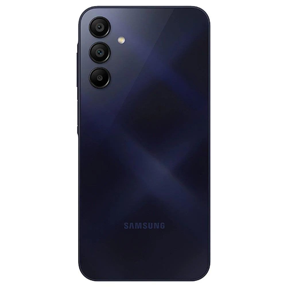 Imagem 4 de 5 do produto Smartphone Samsung Galaxy A15, 128GB, 4GB RAM, Câmera Traseira Tripla 50MP + Selfie 13MP, Tela 6.5", 4G, Azul Escuro