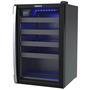 Conjunto Venax Cervejeira Blue E Adega Piubella, 100 Litros, Preto Fosco, Porta Invertida - 220v