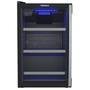 Conjunto Venax Cervejeira Blue E Adega Piubella, 100 Litros, Preto Fosco, Porta Invertida - 220v