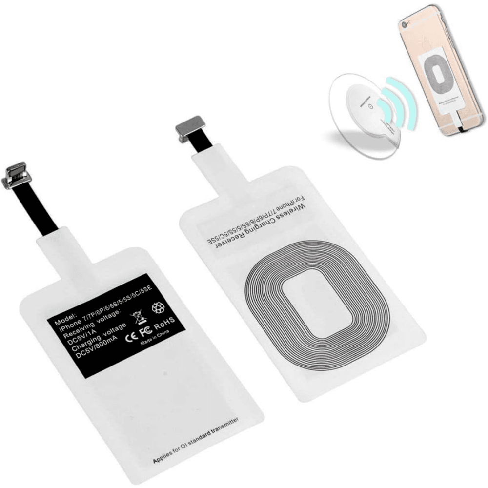 Imagem 3 de 3 do produto Receptor Qi Exbom, Carregamento Wireless, Sem Fio, Para, Conector Lightning