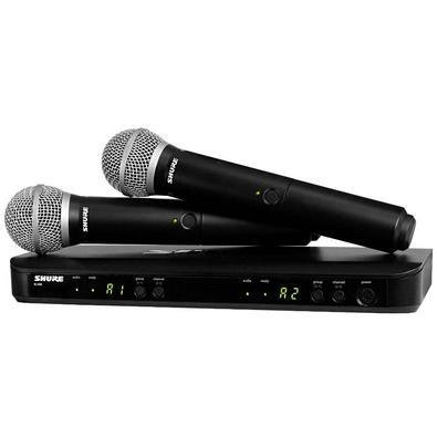 Microfone Shure Blx288brpg58m15 KaBuM