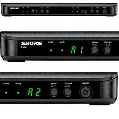 Microfone Shure Blx288brpg58m15 KaBuM