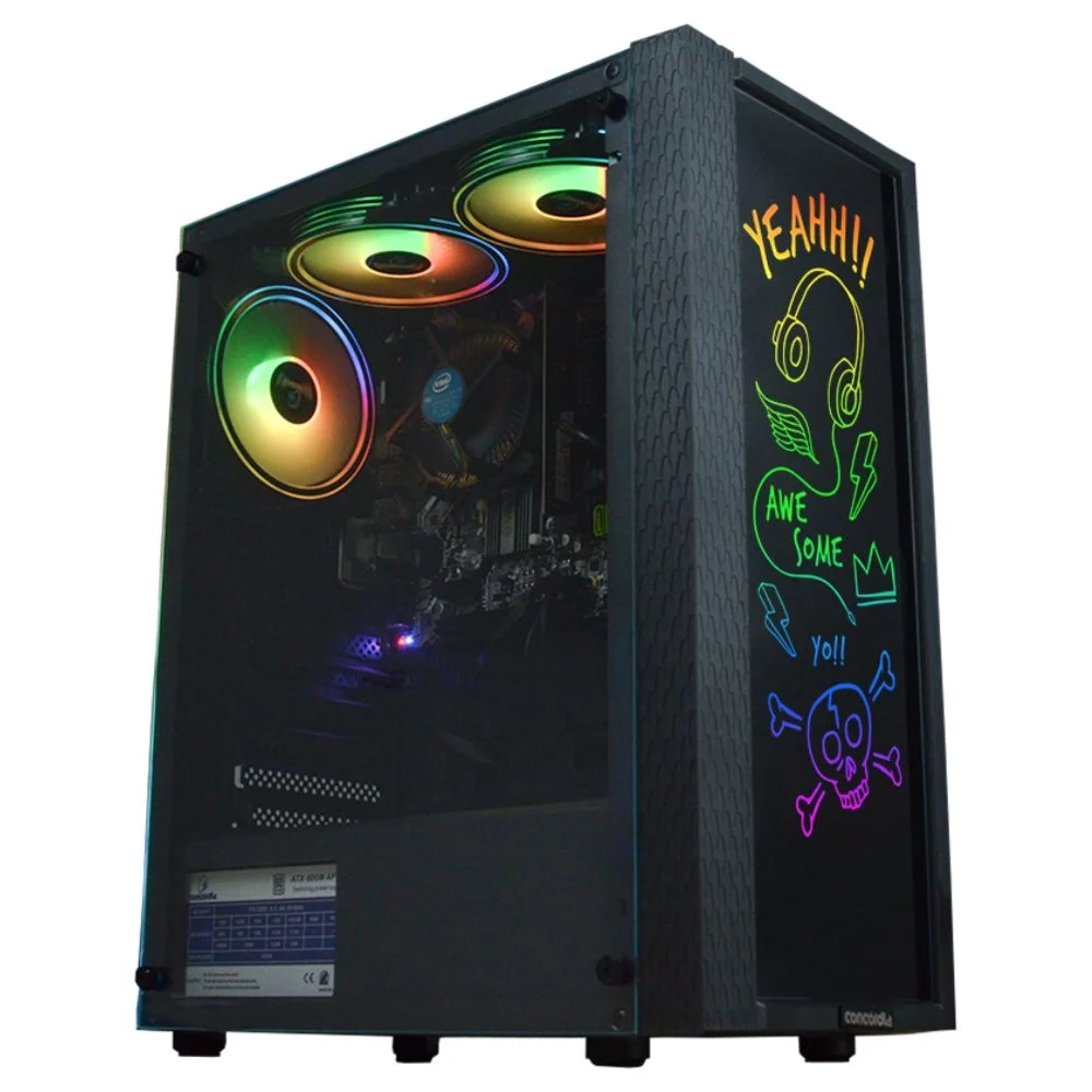 PC Gamer Concórdia, Intel Core I5, RAM 8GB, SSD 240GB, Fonte 600W 80 Plus White, FreeDos