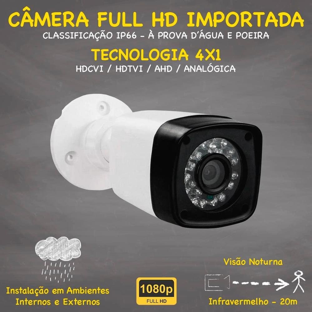 Kit Intelbras Cftv, 16 Câmeras FULL HD 1080 + DVR, HD 1TB