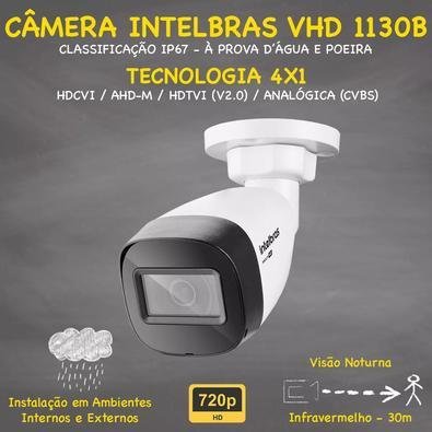 Kit Intelbras, 8 Câmeras VHD 1130, 30m + DVR 1016c, 16 Canais, HD 1TB — foto 3