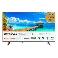 Smart tv 50? Britânia btv50g2sgtssgbl google tv 4k led chromecast built in dolby atmosinteligência artificial google assistente: interaja com a tv atr