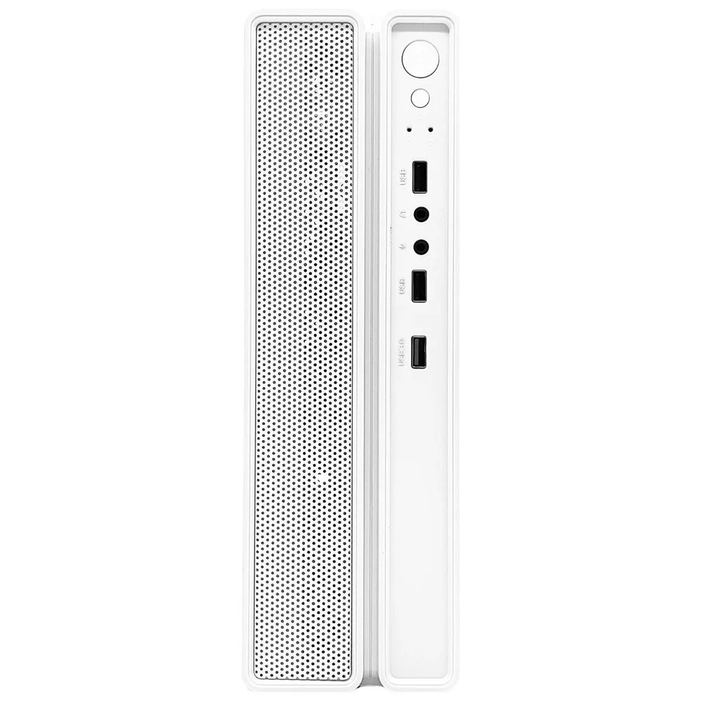 Imagem 3 de 5 do produto Gabinete Slim Bluecase, Branco, Bg-2002w, Com Fonte, 200w